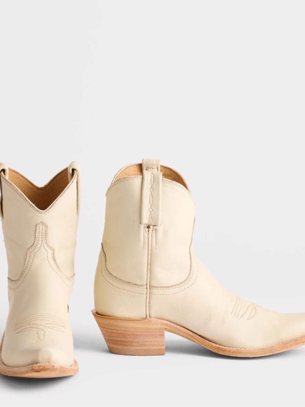 The Lucchese Gaby boot in Glitz Cream, Women’s, size 9